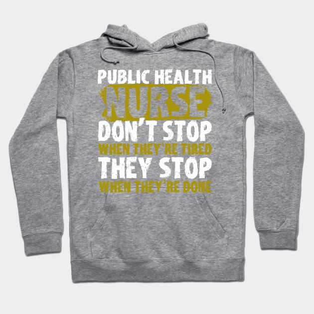 Stop When They're Done Nurse Hoodie by Toeffishirts